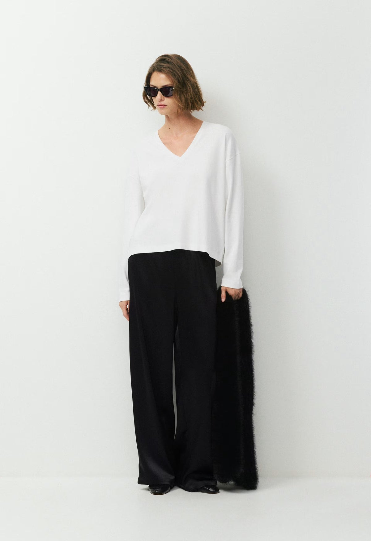 InterLock Cotton Mobile Longsleeve - WHITE