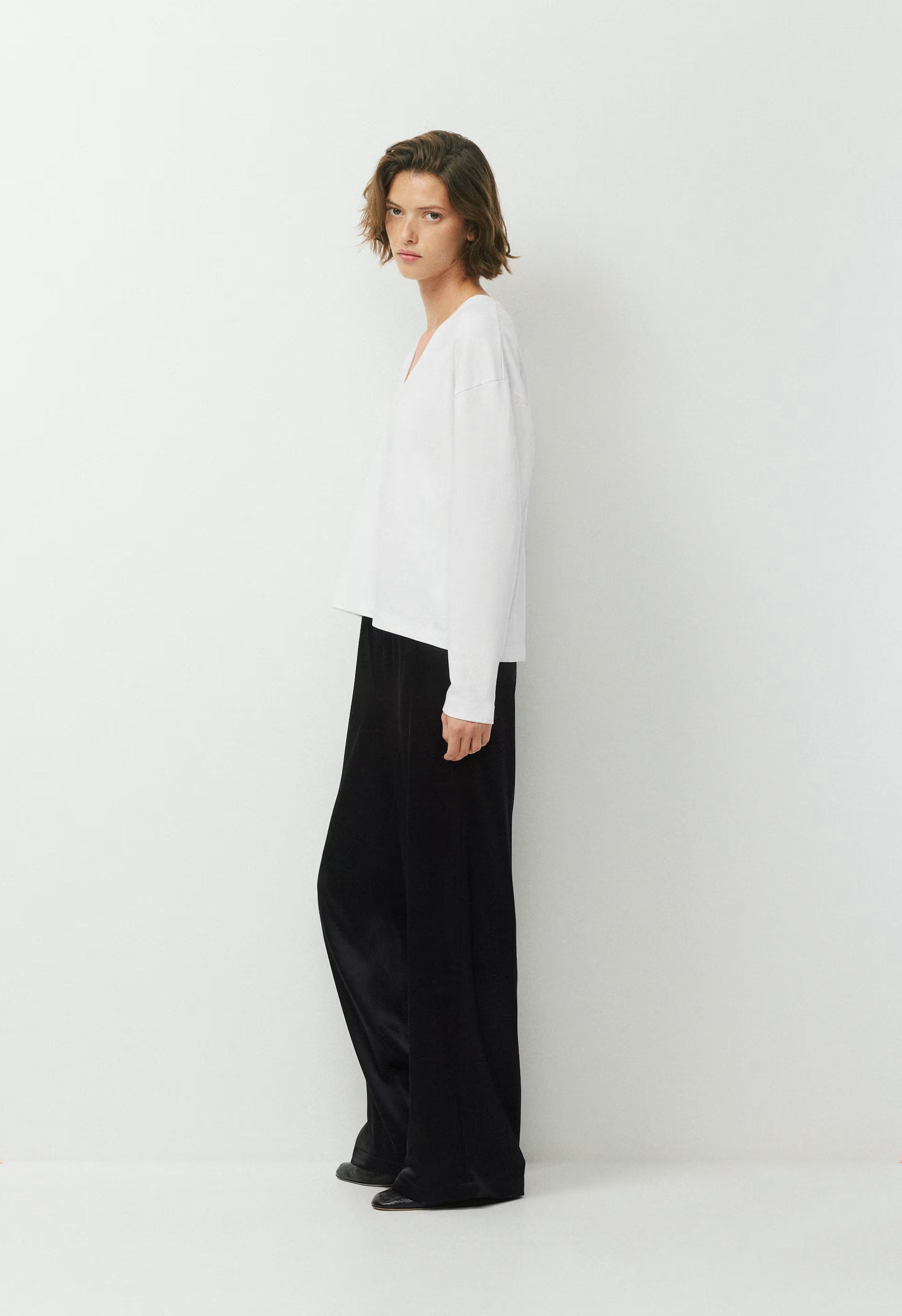 InterLock Cotton Mobile Longsleeve - WHITE