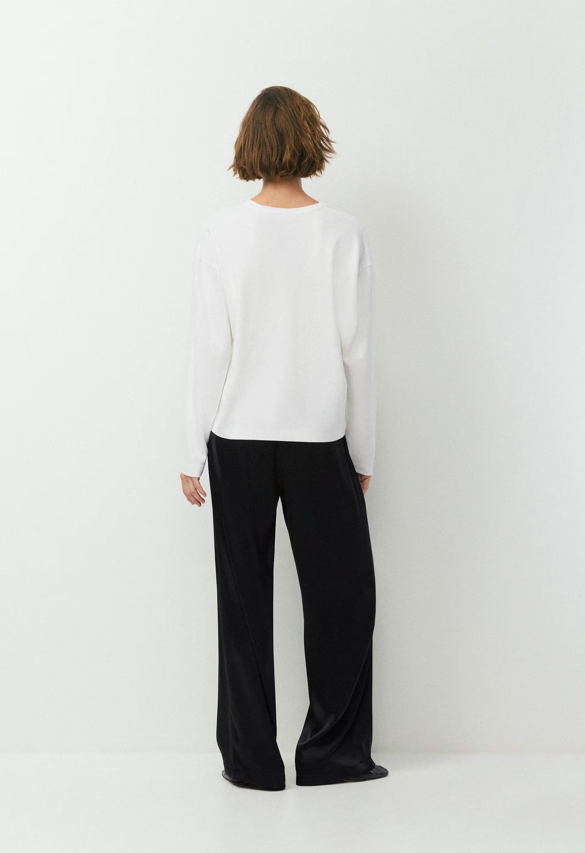 InterLock Cotton Mobile Longsleeve - WHITE