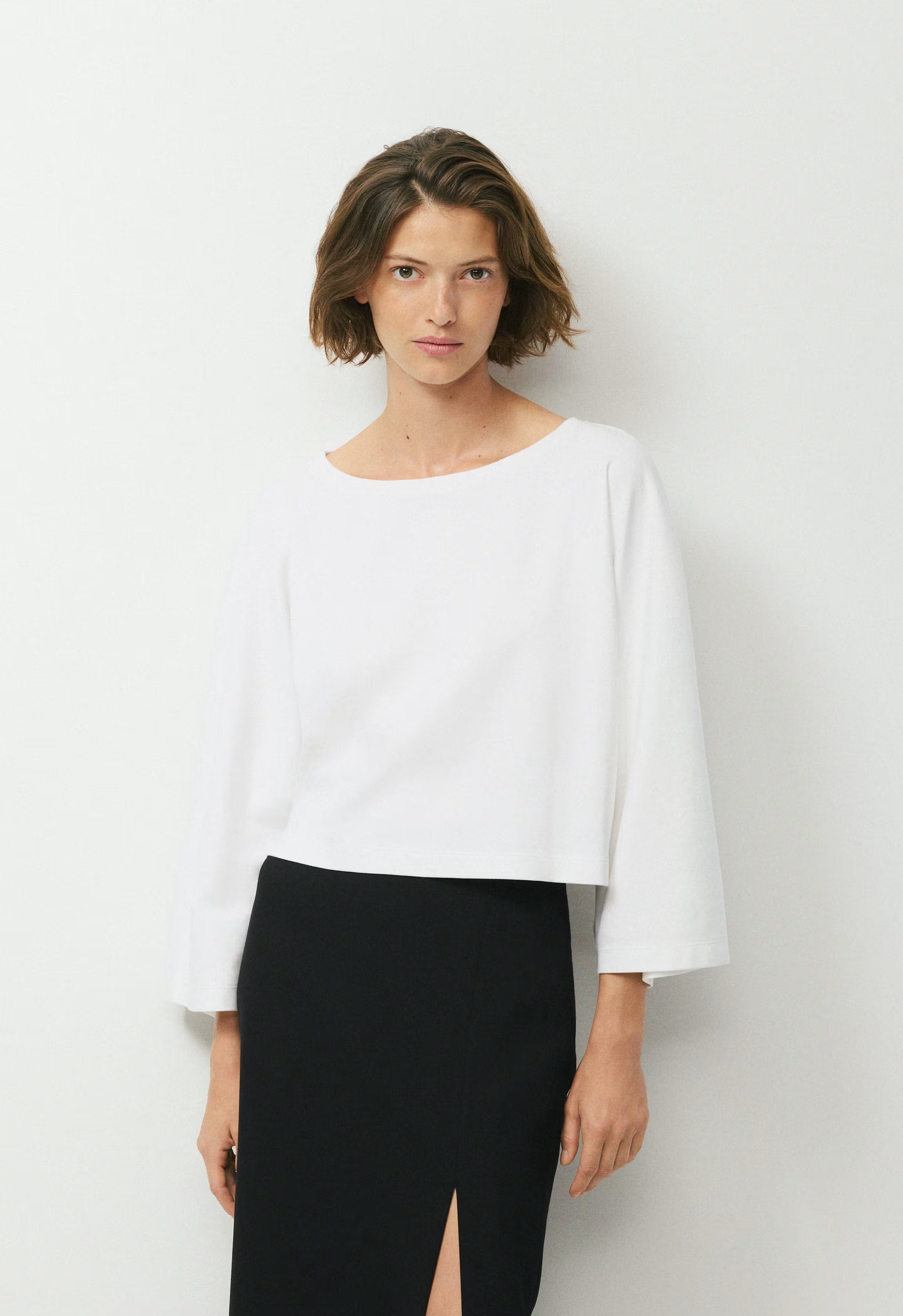InterLock Cotton Juncture Longsleeve - WHITE