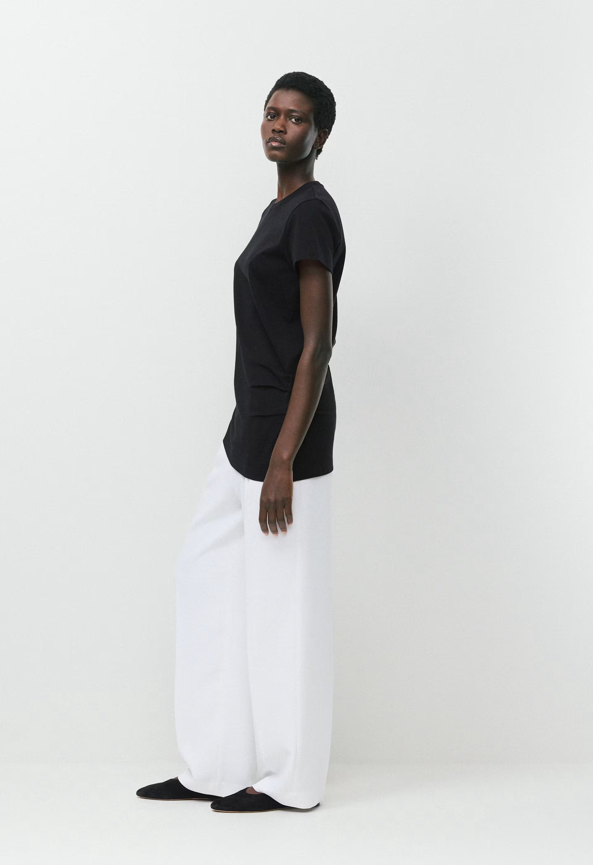 InterLock Cotton Major T-Shirt - BLACK