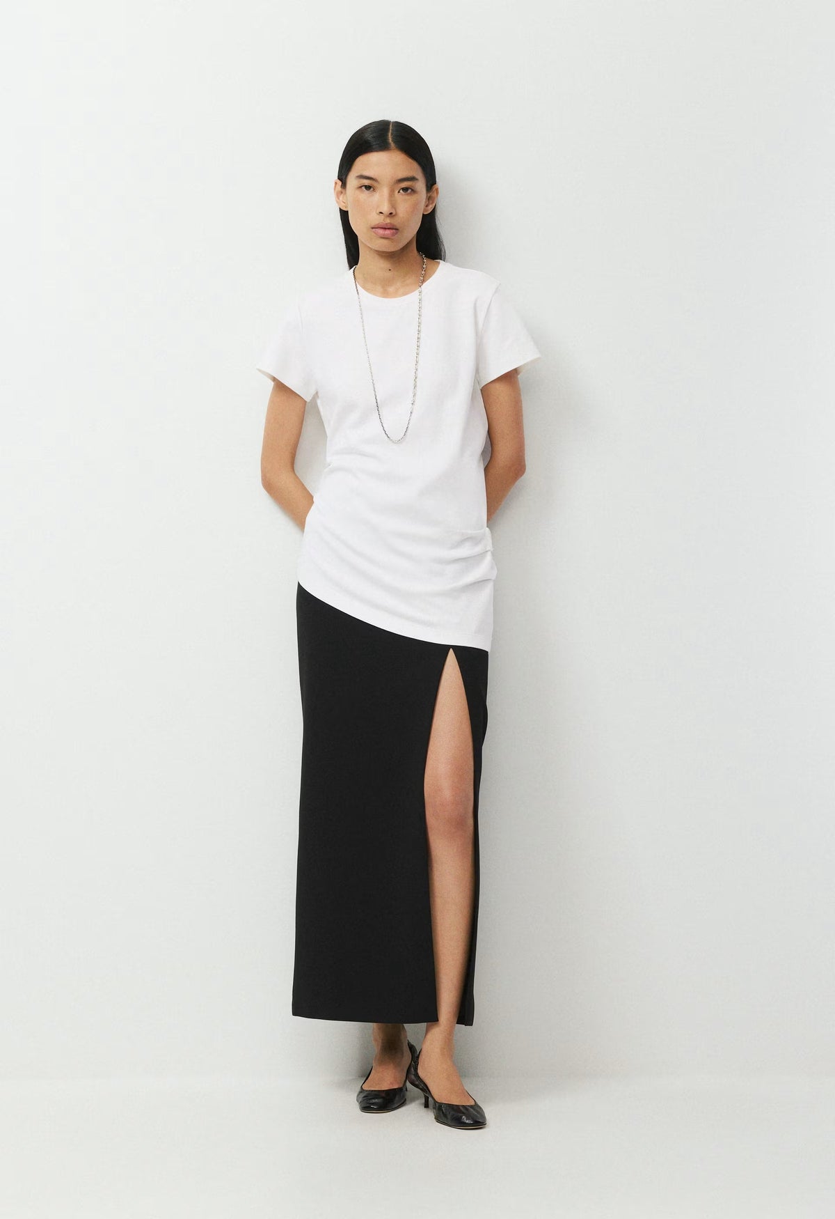 InterLock Cotton Major T-Shirt - WHITE