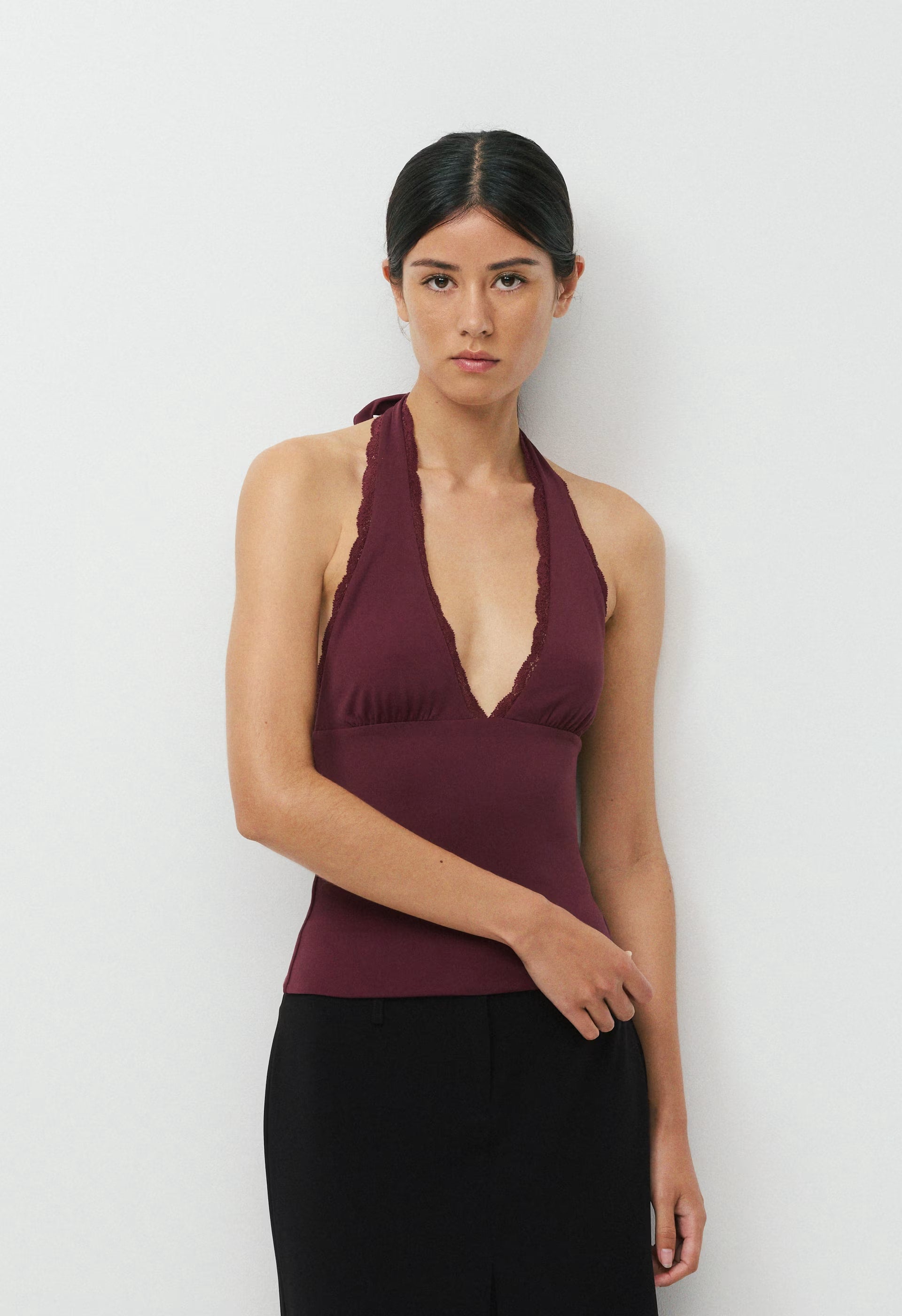 Original Contour Allure Halter Top - SEASIDE CREAM