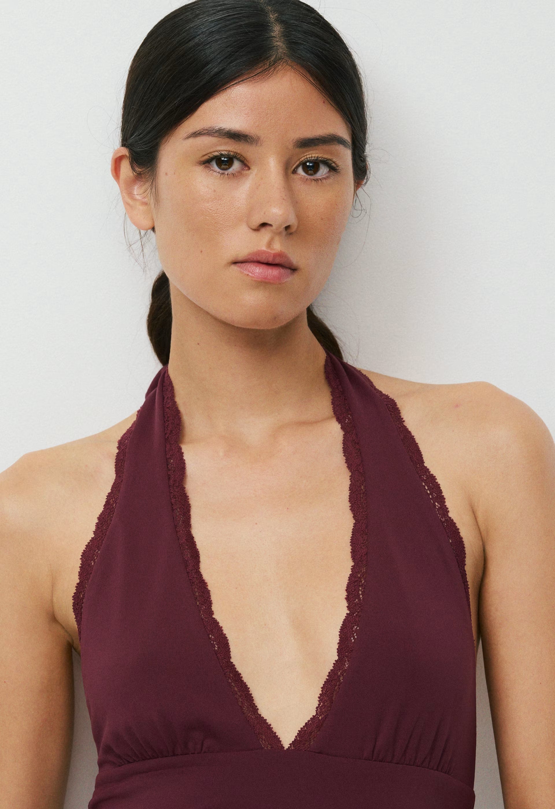 Original Contour Allure Halter Top - GALA PLUM