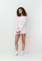 HomeStretch™ Rib Avenue Longsleeve - WHITE/MAGNOLIA