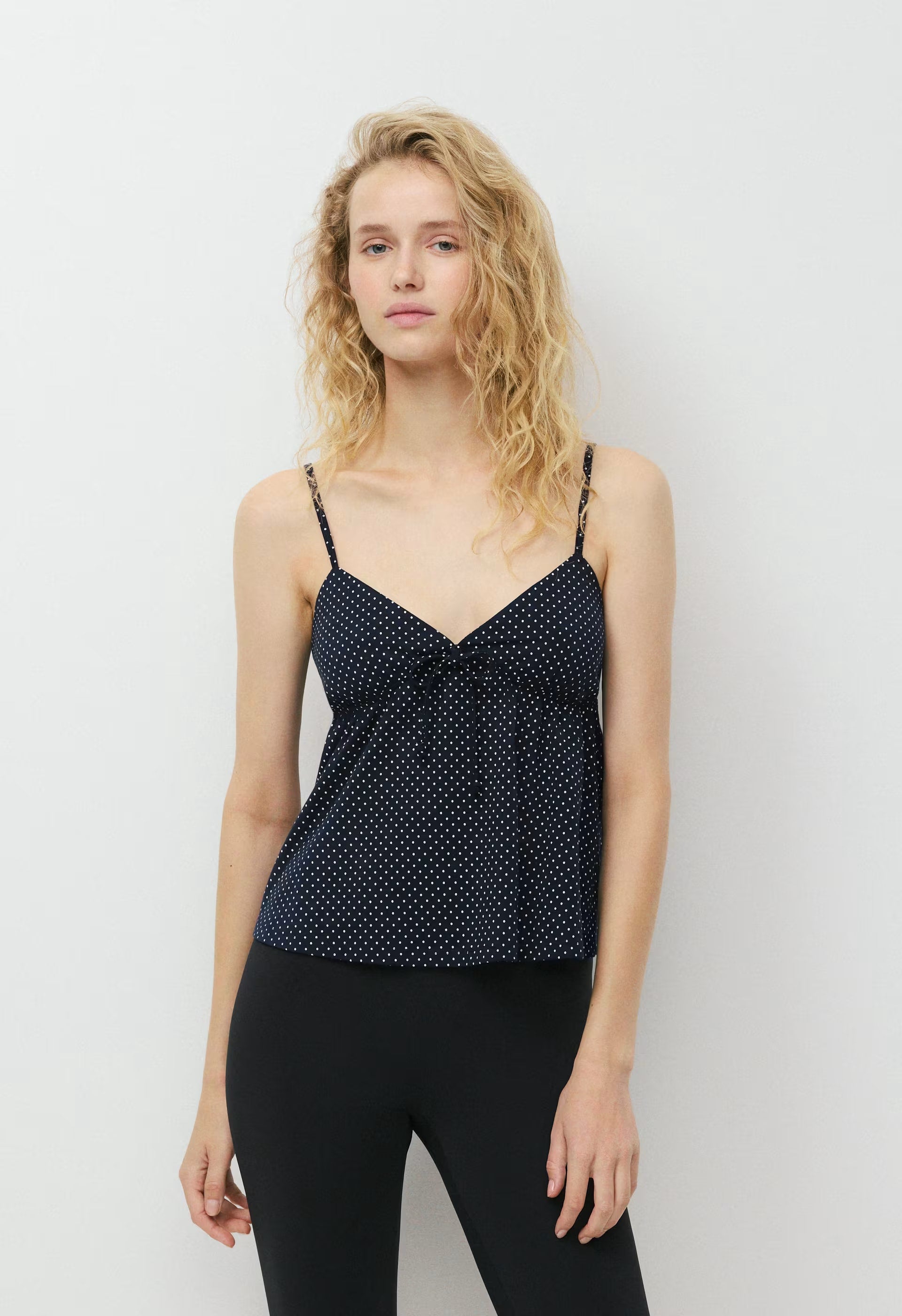 CottonWhisk™ Loulou Camisole - ADMIRAL NAVY/ WHITE