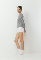 HomeStretch™ Rib Solo Longsleeve - HCHROME/HBLCK
