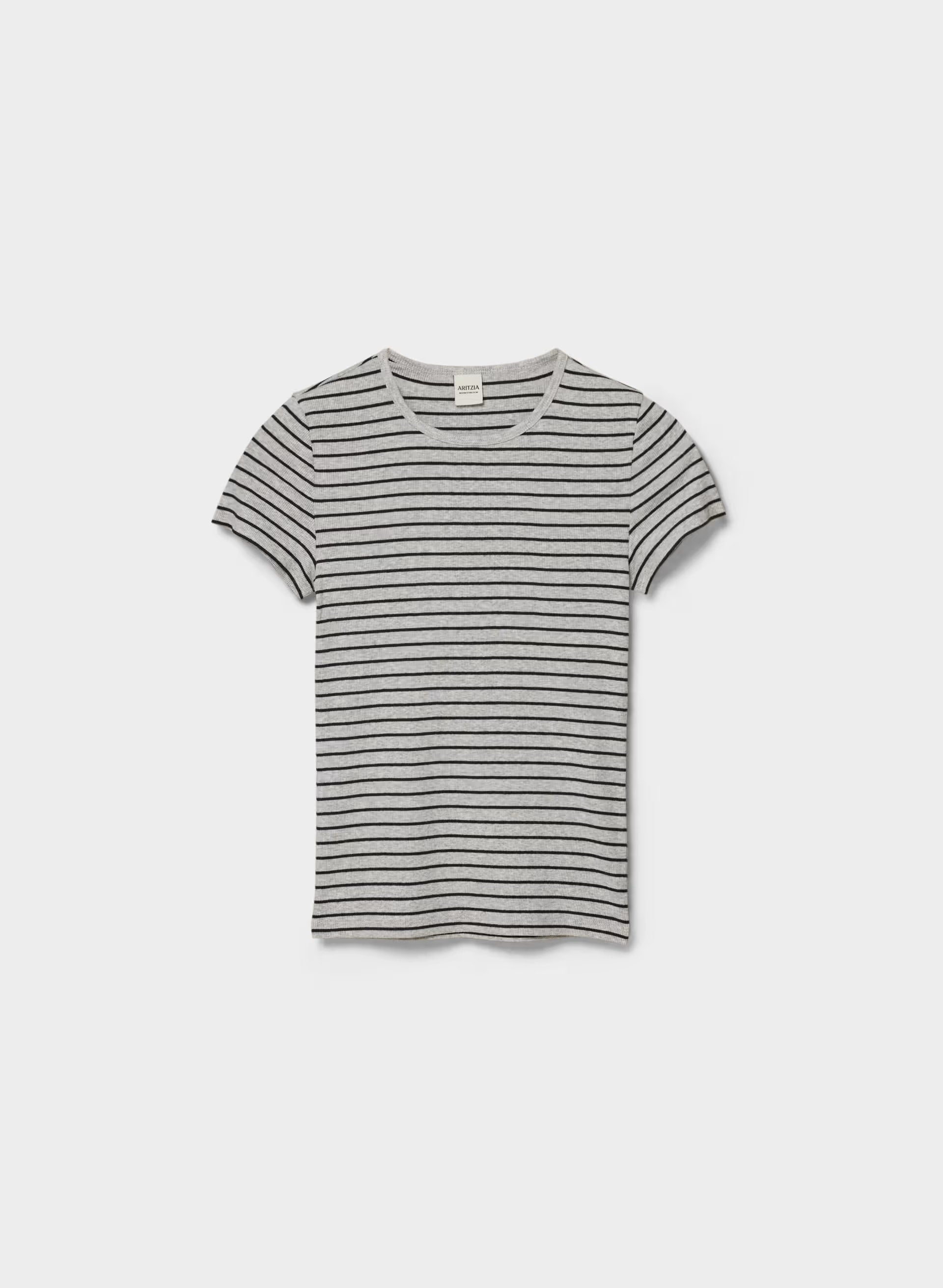 HomeStretch™ Rib Tune T-Shirt - HCHROME/HBLCK