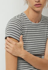 HomeStretch™ Rib Tune T-Shirt - HCHROME/HBLCK