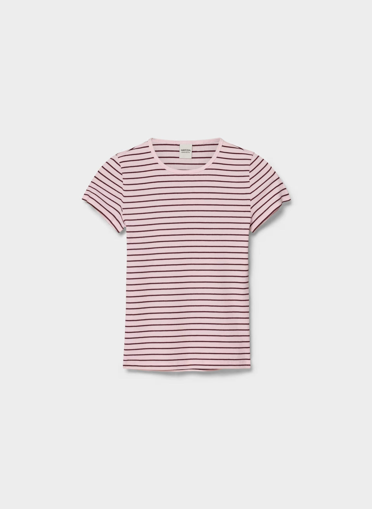 HomeStretch™ Rib Tune T-Shirt - MAGNOLIA/GALA PLUM