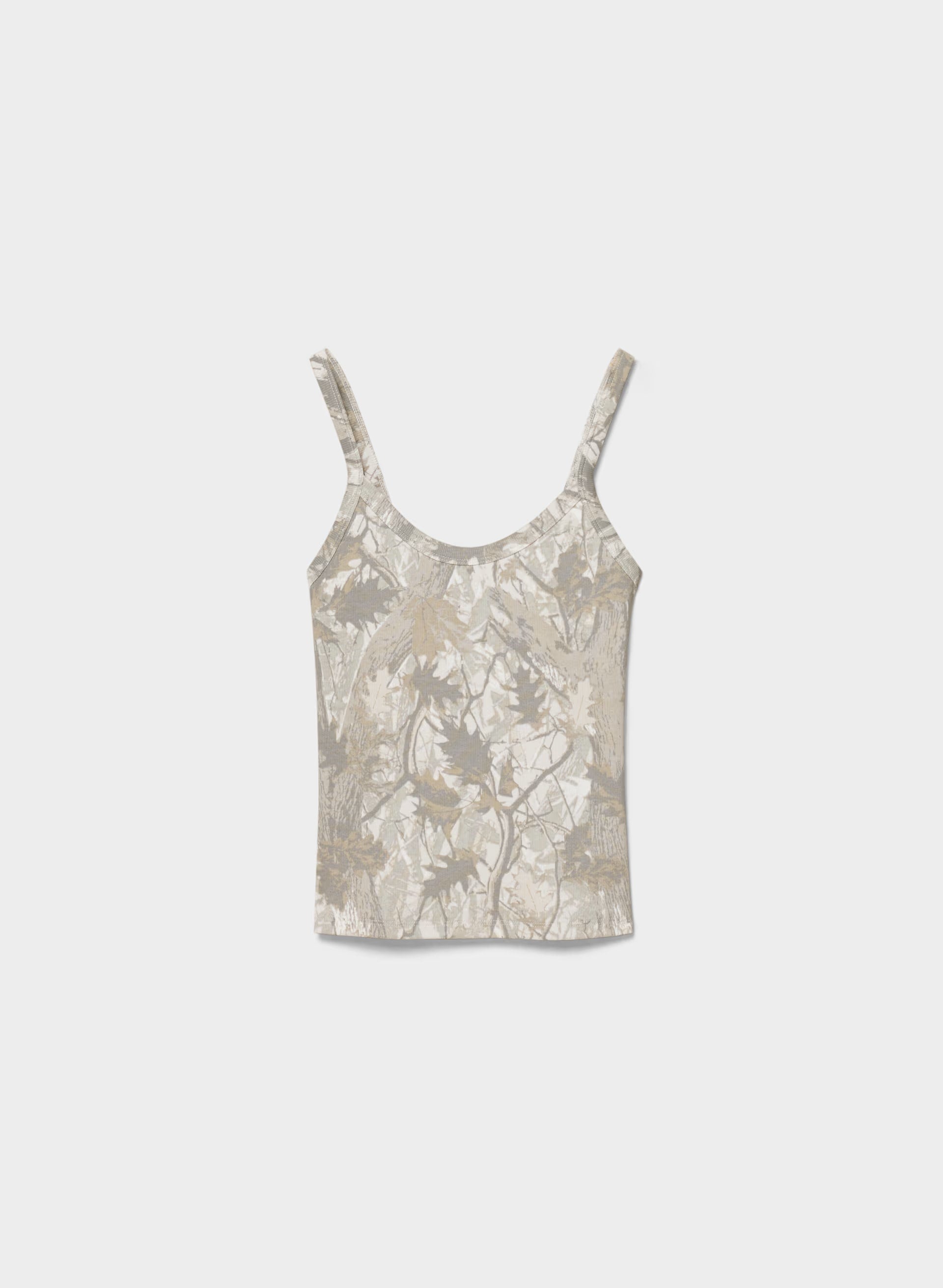 HomeStretch™ Rib Spectrum Cami Tank - FLUENT TAUP NATURESCAP