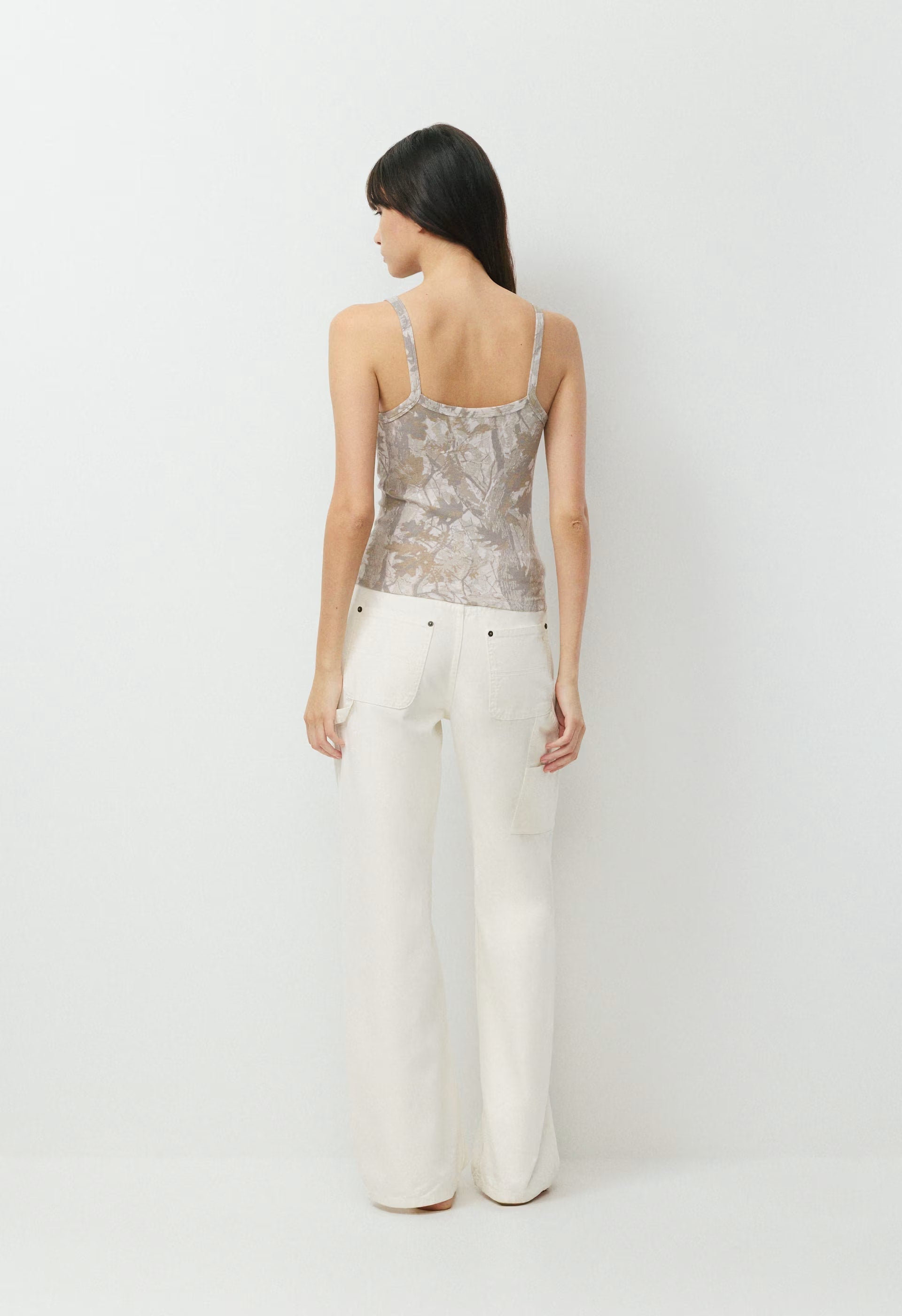 HomeStretch™ Rib Spectrum Cami Tank - FLUENT TAUP NATURESCAP