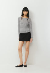 HomeStretch™ Rib Airwave Longsleeve - HCHROME/HBLCK
