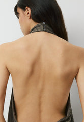 Smooth Matter™ Midnight Halter Top - LT FLINT GRN/ FLNT GRN