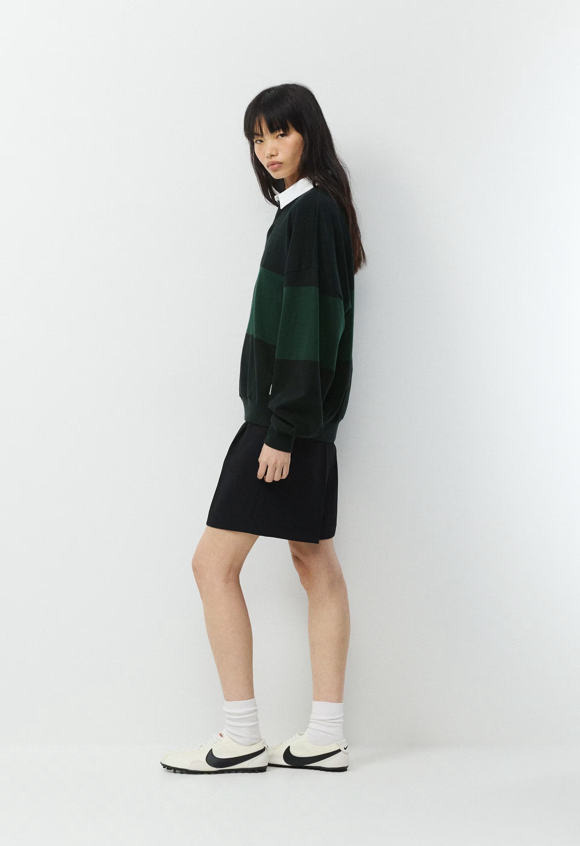 Mighty Cotton™ Lomu Polo - BLACK/FIGTREE GREEN