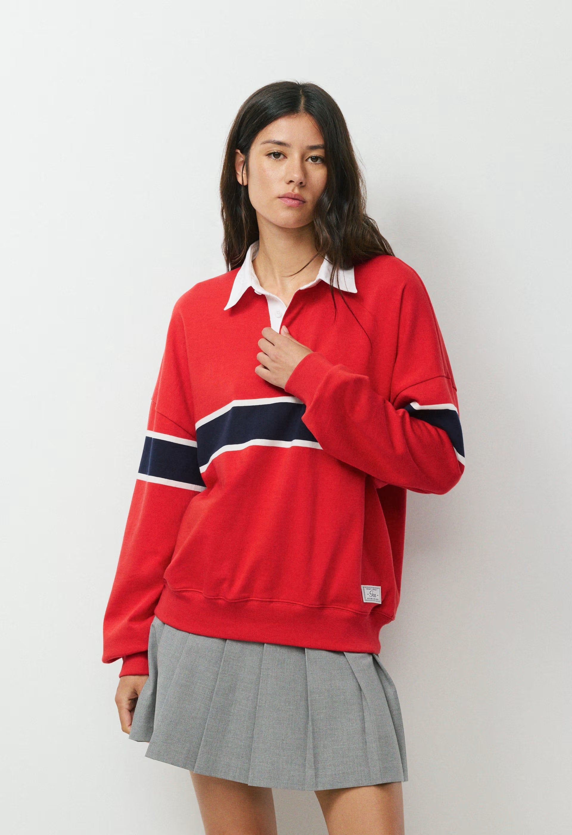 Mighty Cotton™ Lomu Polo - FLSHNG RD/ AD NAVY