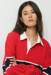 Mighty Cotton™ Lomu Polo - FLSHNG RD/ AD NAVY