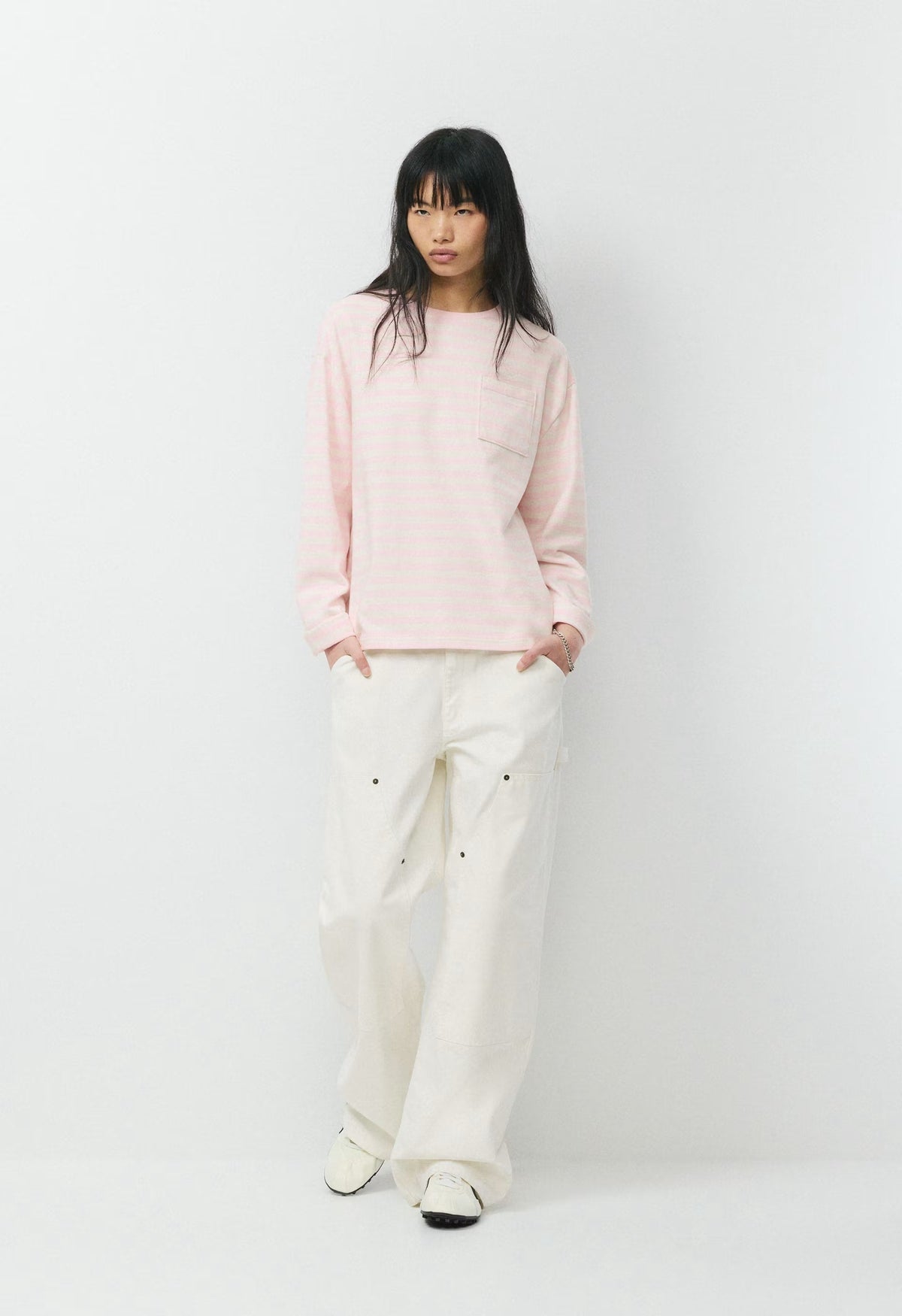 Mighty Cotton™ Fletch Longsleeve - LIGHT BIRCH/MAGNOLIA