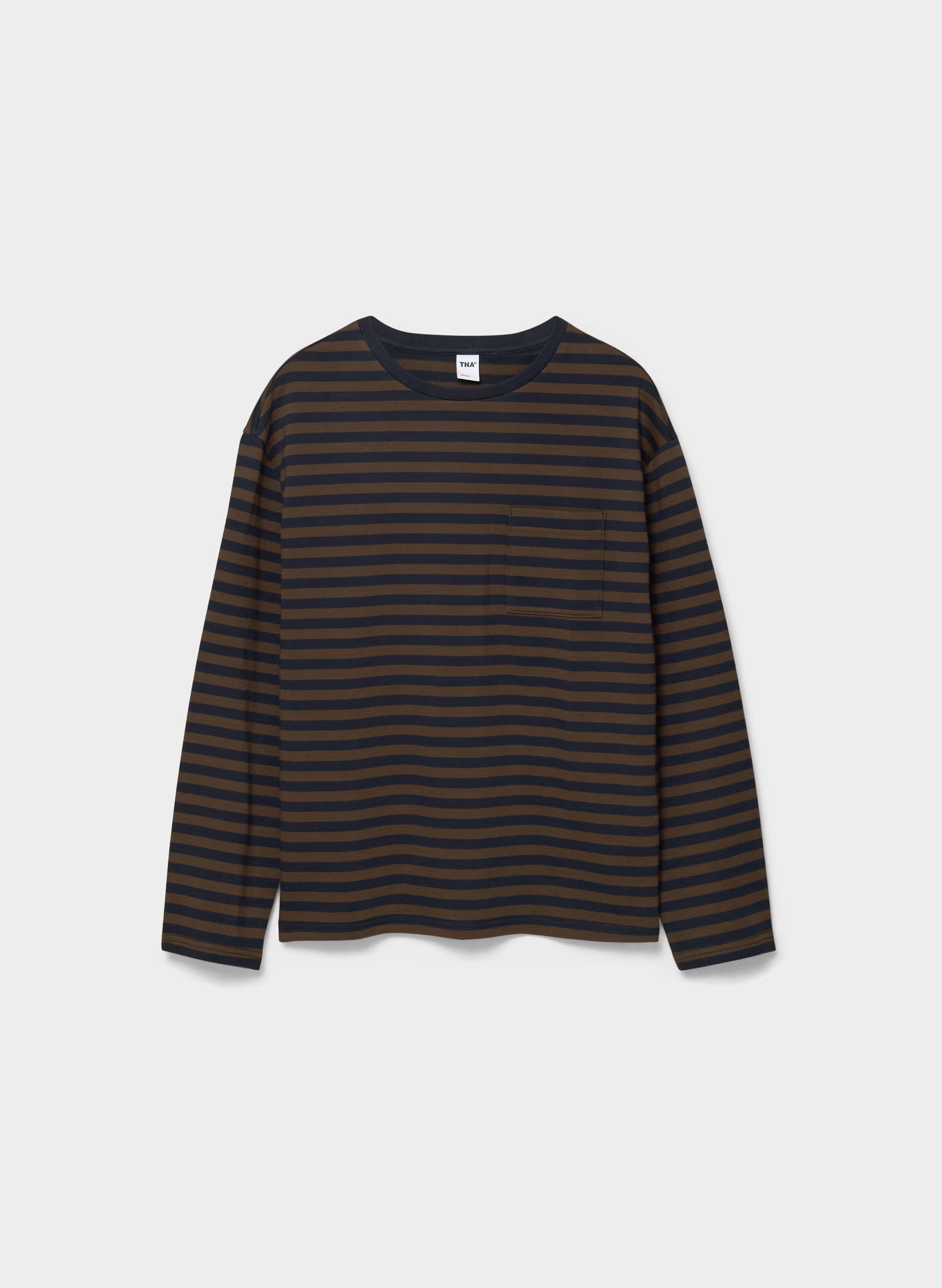 Mighty Cotton™ Fletch Longsleeve - RCH MCH BRN/ADML NAVY