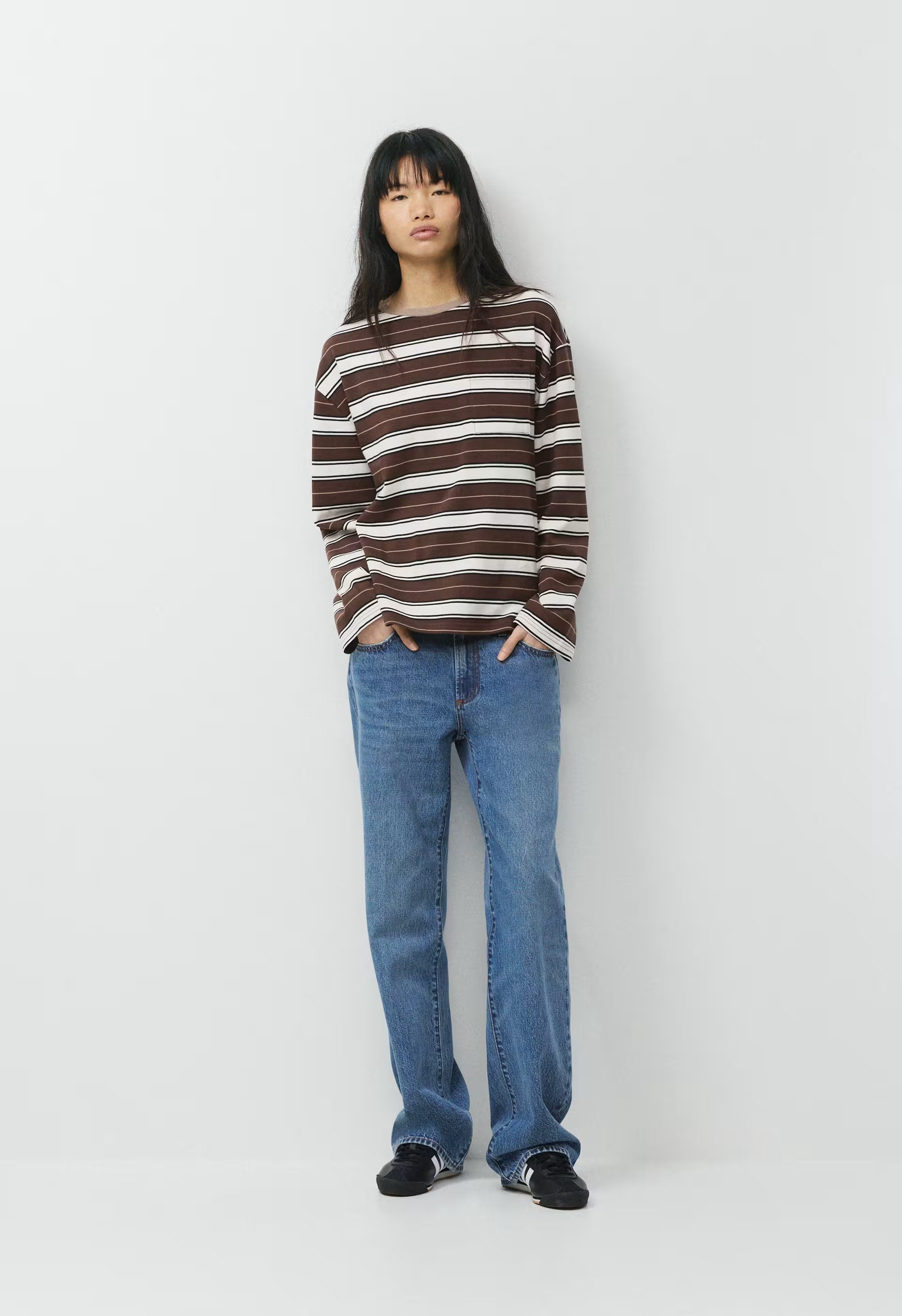 Mighty Cotton™ Fletch Longsleeve - RCH MCH BRN/LT BRCH