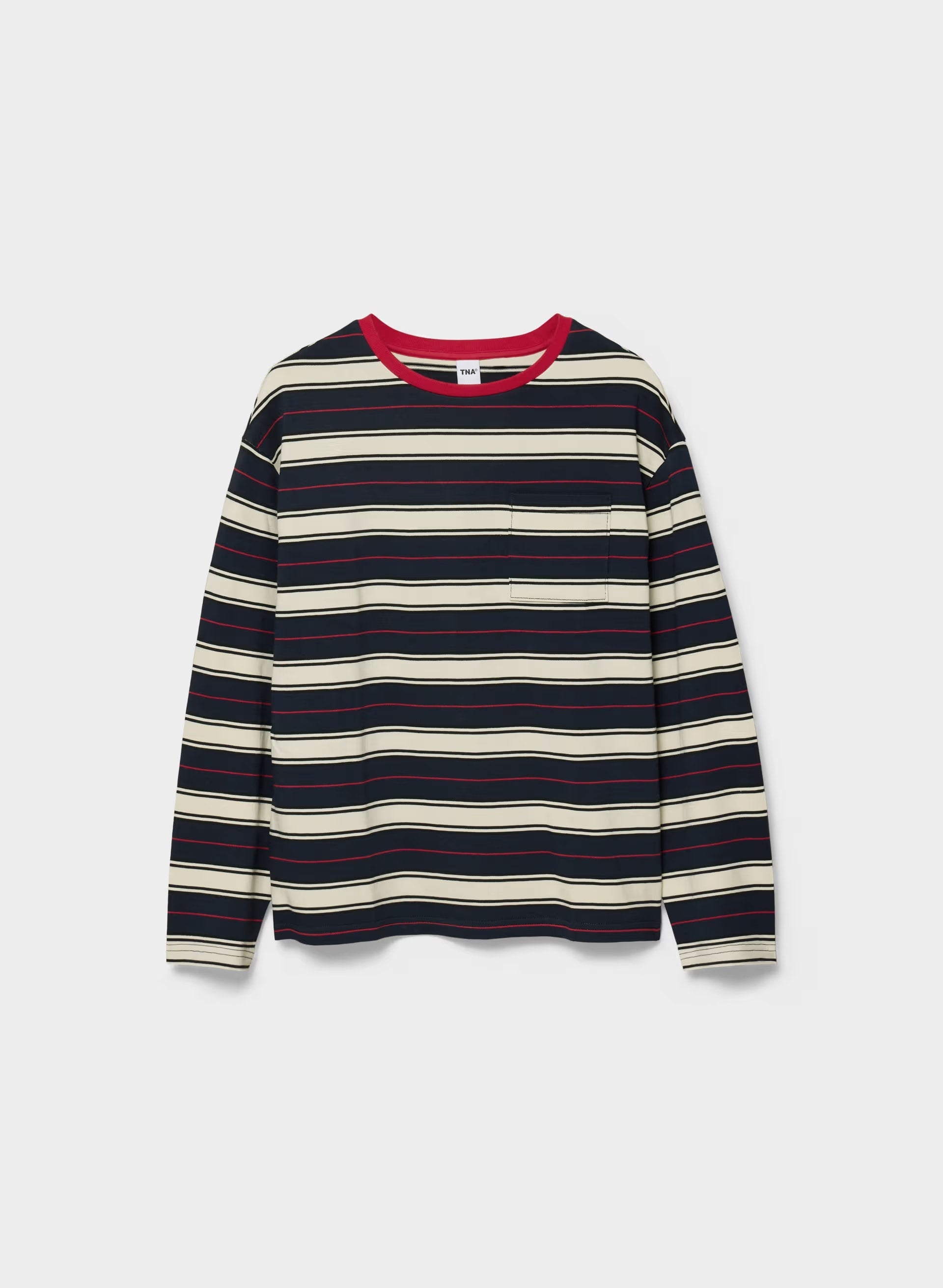 Mighty Cotton™ Fletch Longsleeve - ADMRL NVY/ SSD CRM