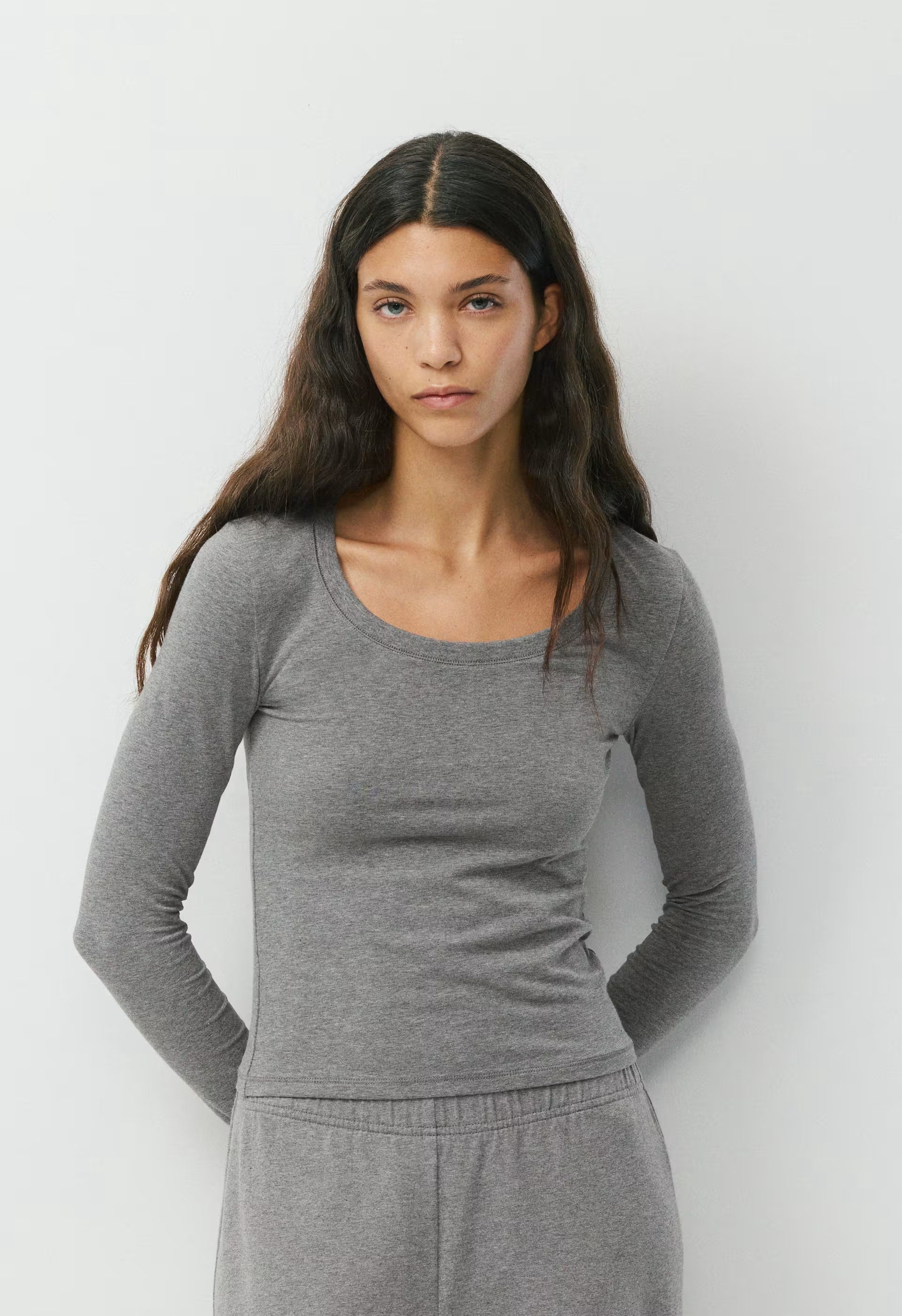HomeStretch™ Smooth Minute Longsleeve - HEATHER DARK GREY