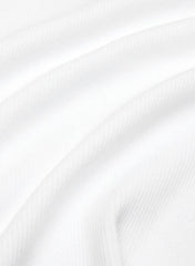 HomeStretch™ Rib Tune T-Shirt - WHITE/BLACK