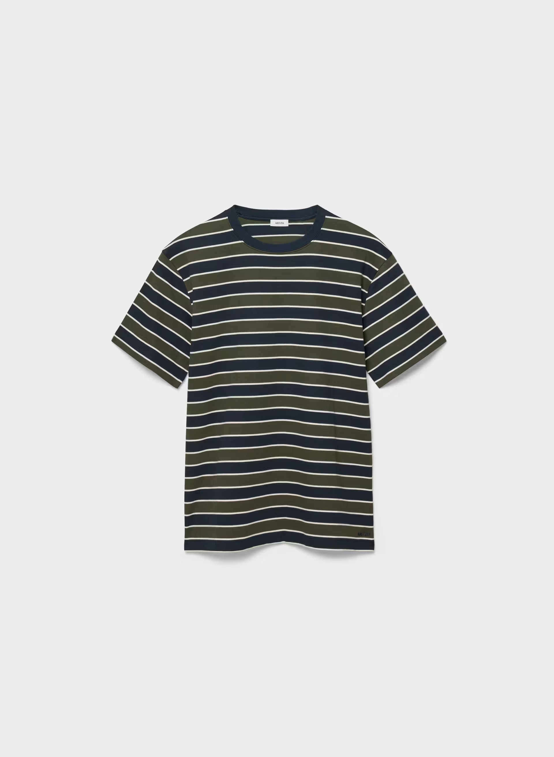 InterLock Cotton Pegasus T-Shirt - ADMRL NAVY/FLINT GREEN