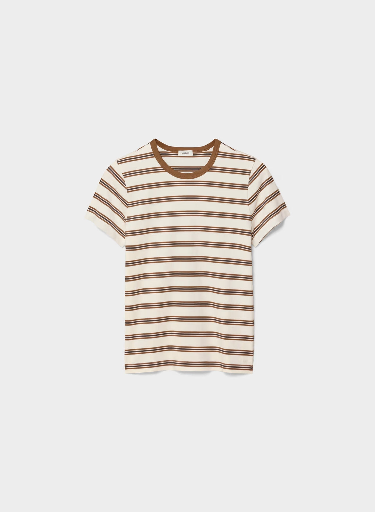 InterLock Cotton Wirth T-Shirt - LT BIRCH/ CHCLTR BRN