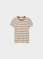 InterLock Cotton Wirth T-Shirt - LT BIRCH/ CHCLTR BRN