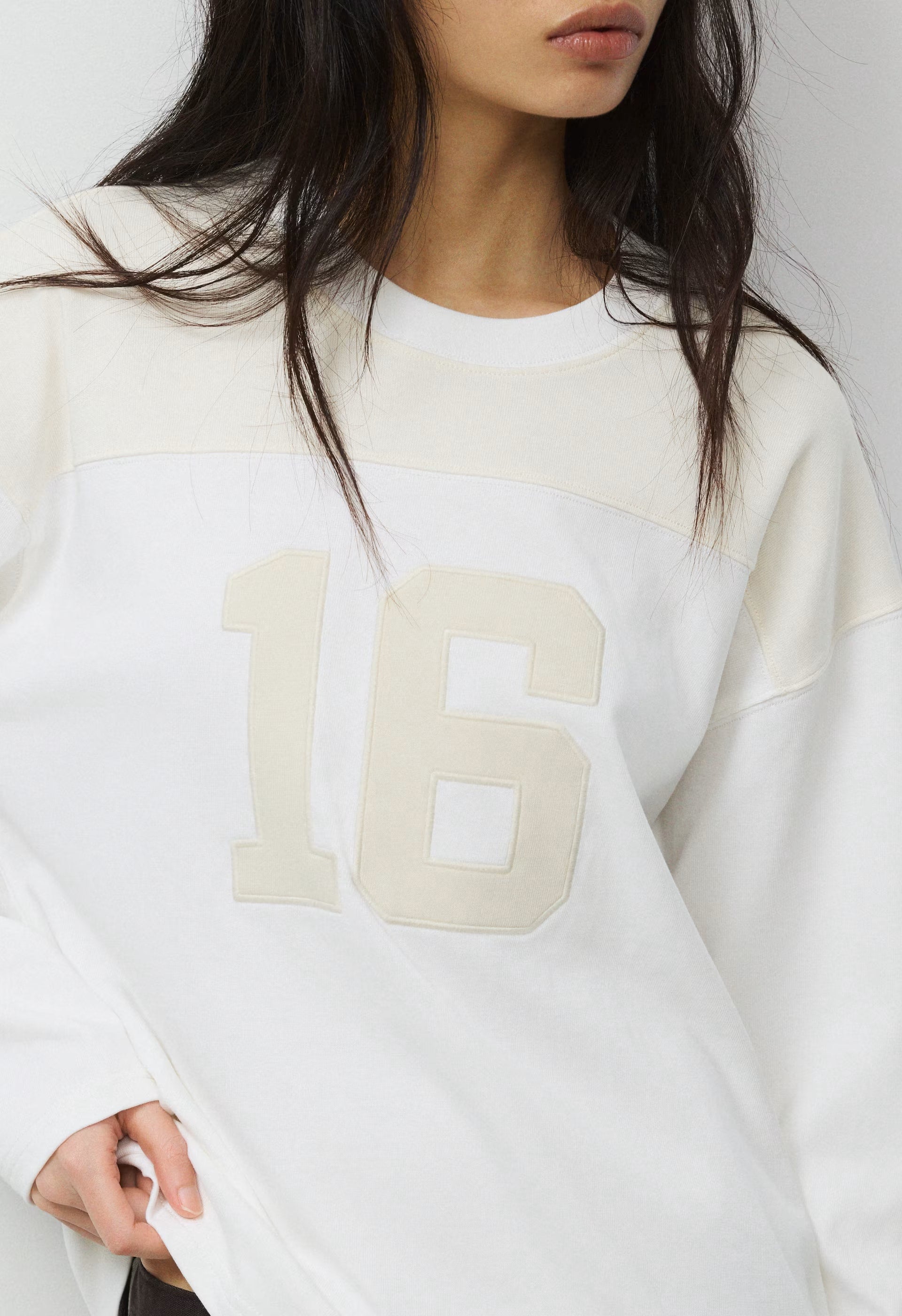 Mighty Cotton™ Ramos Longsleeve - WHITE/LIGHT BIRCH