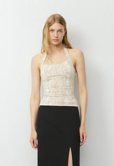 Original Contour Optimum Halter Top - LIGHT BIRCH/TONAL