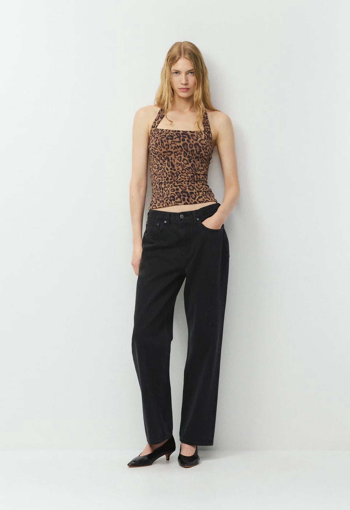 Original Contour Optimum Halter Top - COCOA SAND/MULTI