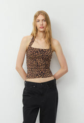 Original Contour Optimum Halter Top - COCOA SAND/MULTI