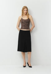Original Contour Grace Halter Top - RICH MOCHA BRN/ TONAL