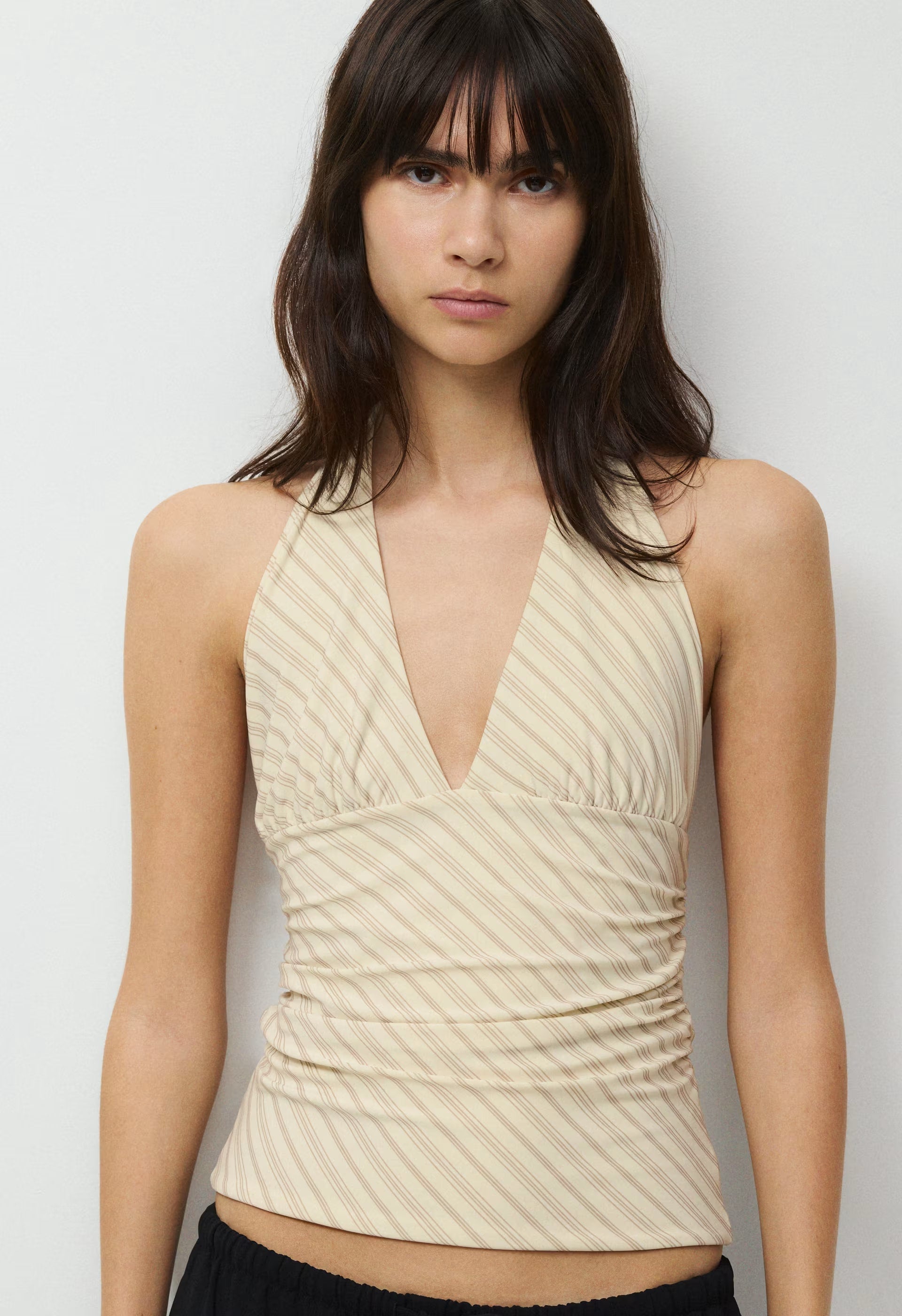 Smooth Matter™ Wylder Halter Top - SEASD CRM/TAN KHAKI