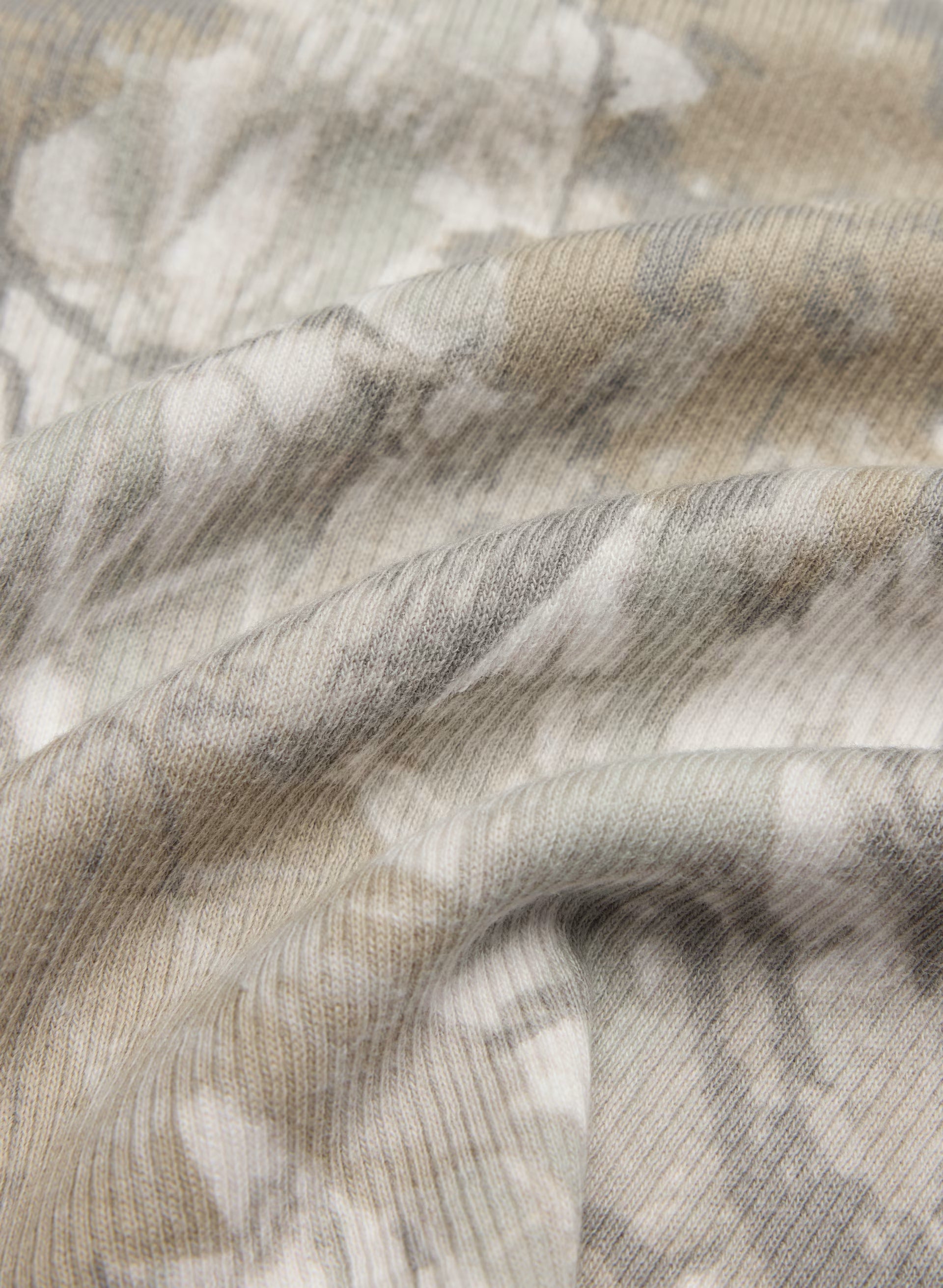 HomeStretch™ Rib Tune Waist T-Shirt - FLUENT TAUP NATURESCAP