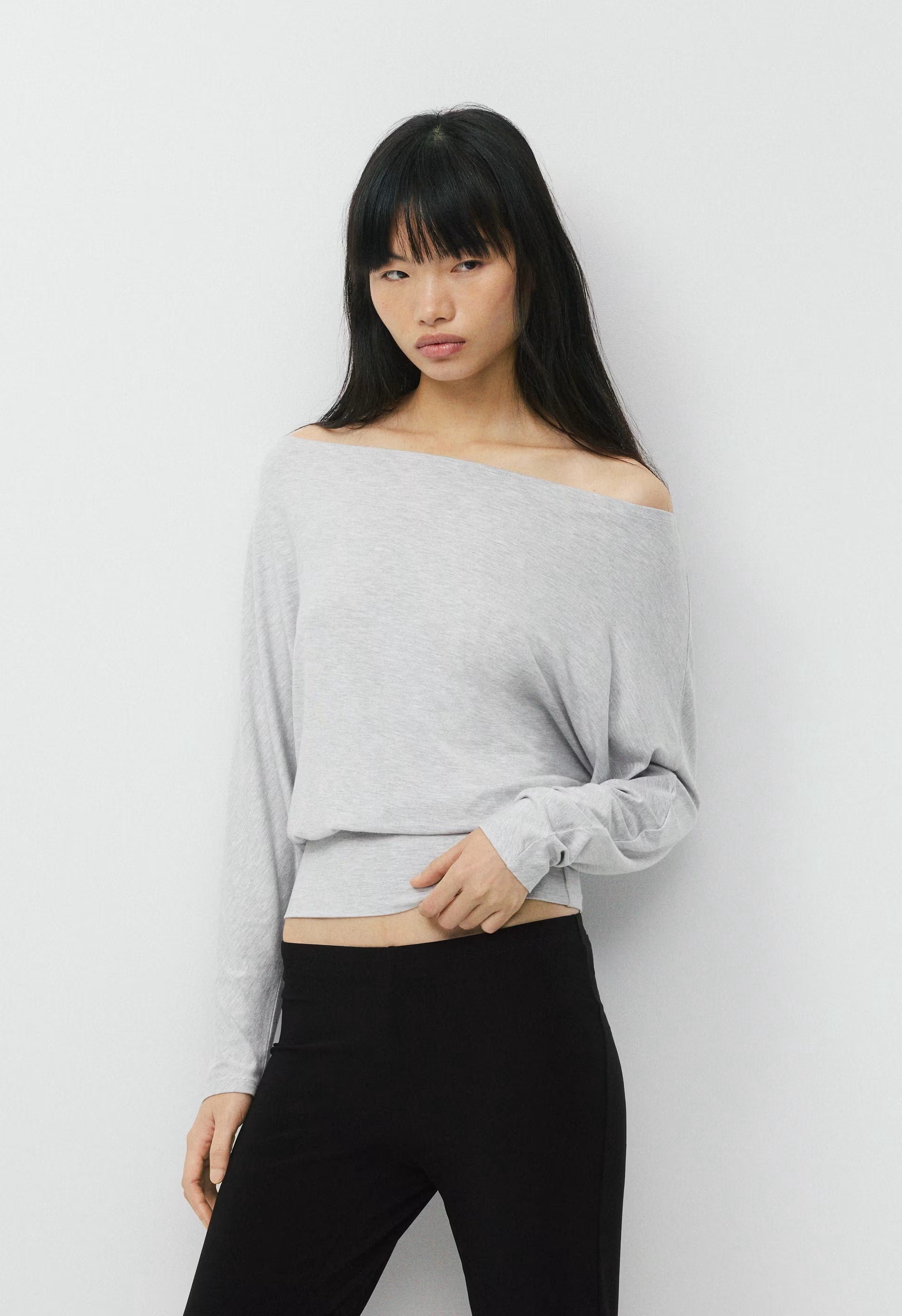 Cassis Longsleeve - HEATHER CHROME