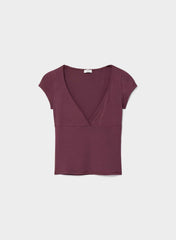 Ringlet T-Shirt - GALA PLUM