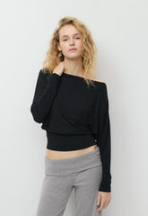 Cassis Longsleeve - BLACK