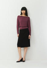 Cassis Longsleeve - GALA PLUM