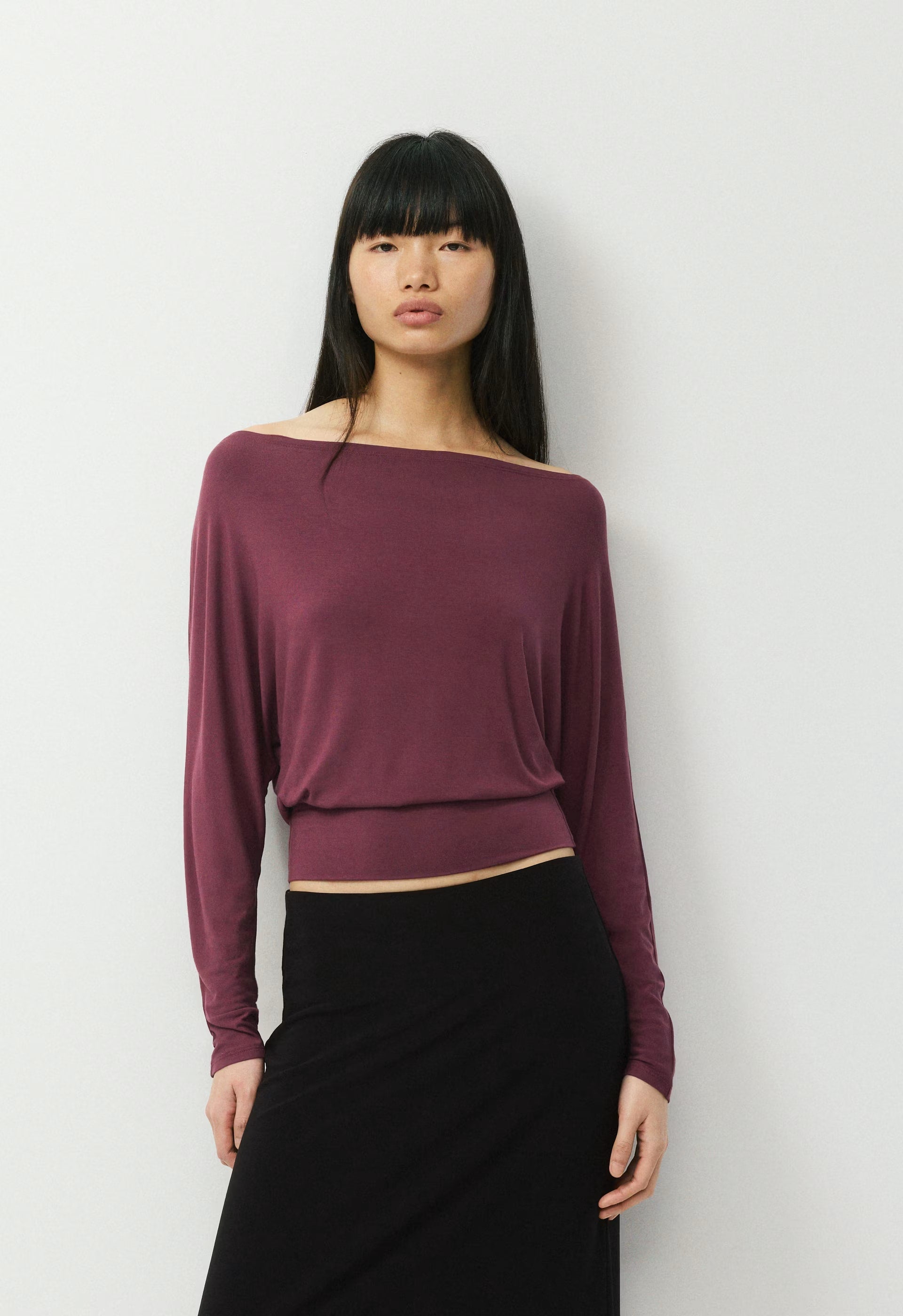 Cassis Longsleeve - GALA PLUM