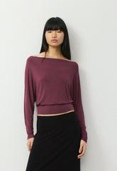 Cassis Longsleeve - GALA PLUM