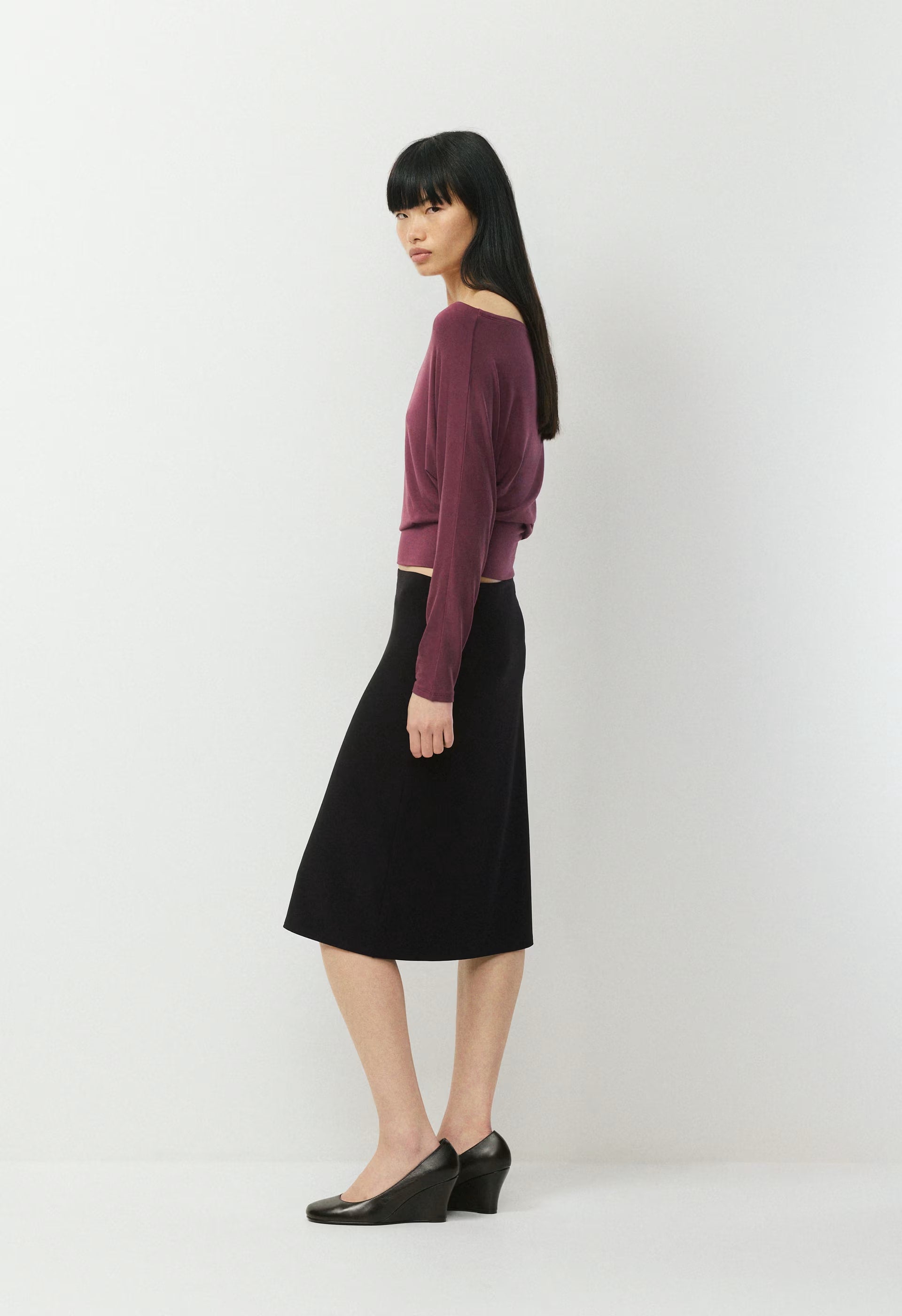 Cassis Longsleeve - GALA PLUM