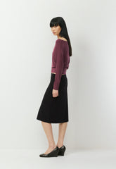 Cassis Longsleeve - GALA PLUM
