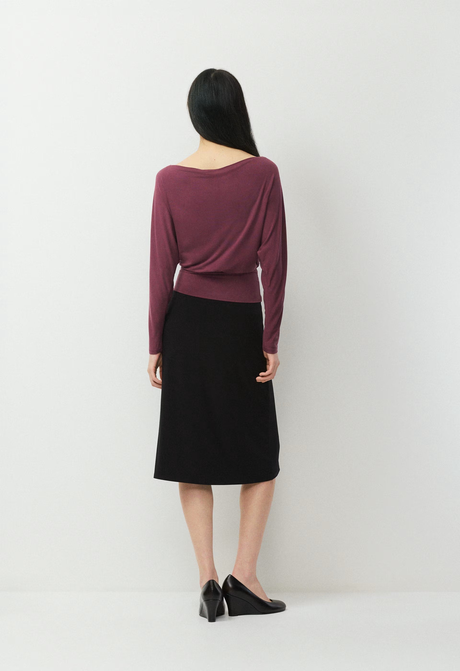 Cassis Longsleeve - GALA PLUM