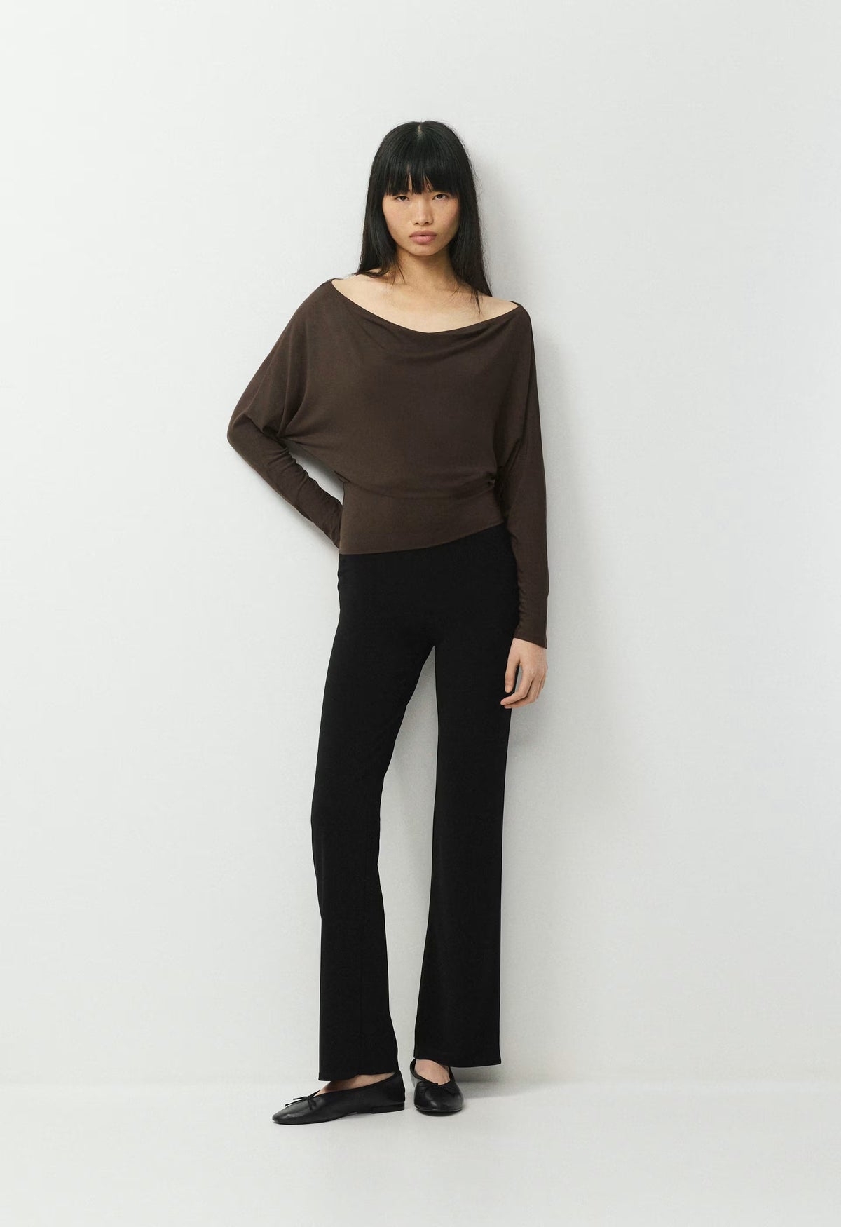 Cassis Longsleeve - CACAO NIB BROWN