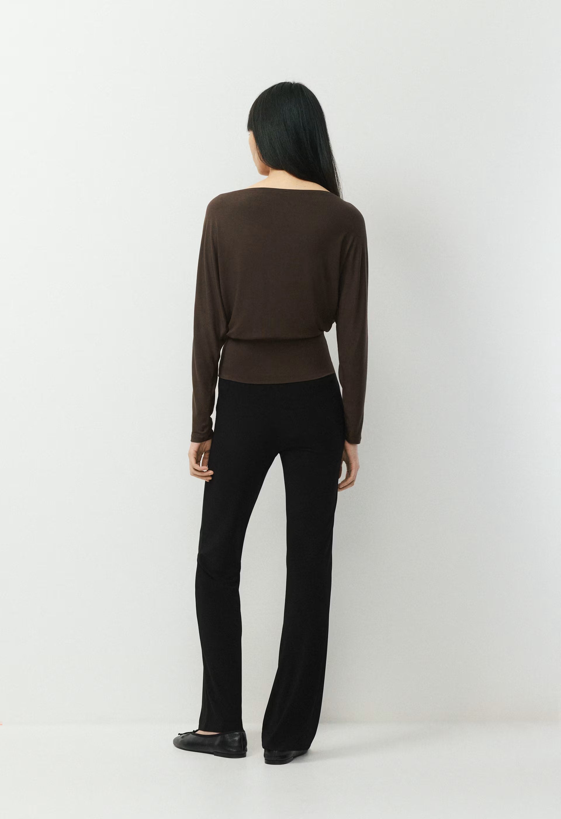 Cassis Longsleeve - CACAO NIB BROWN