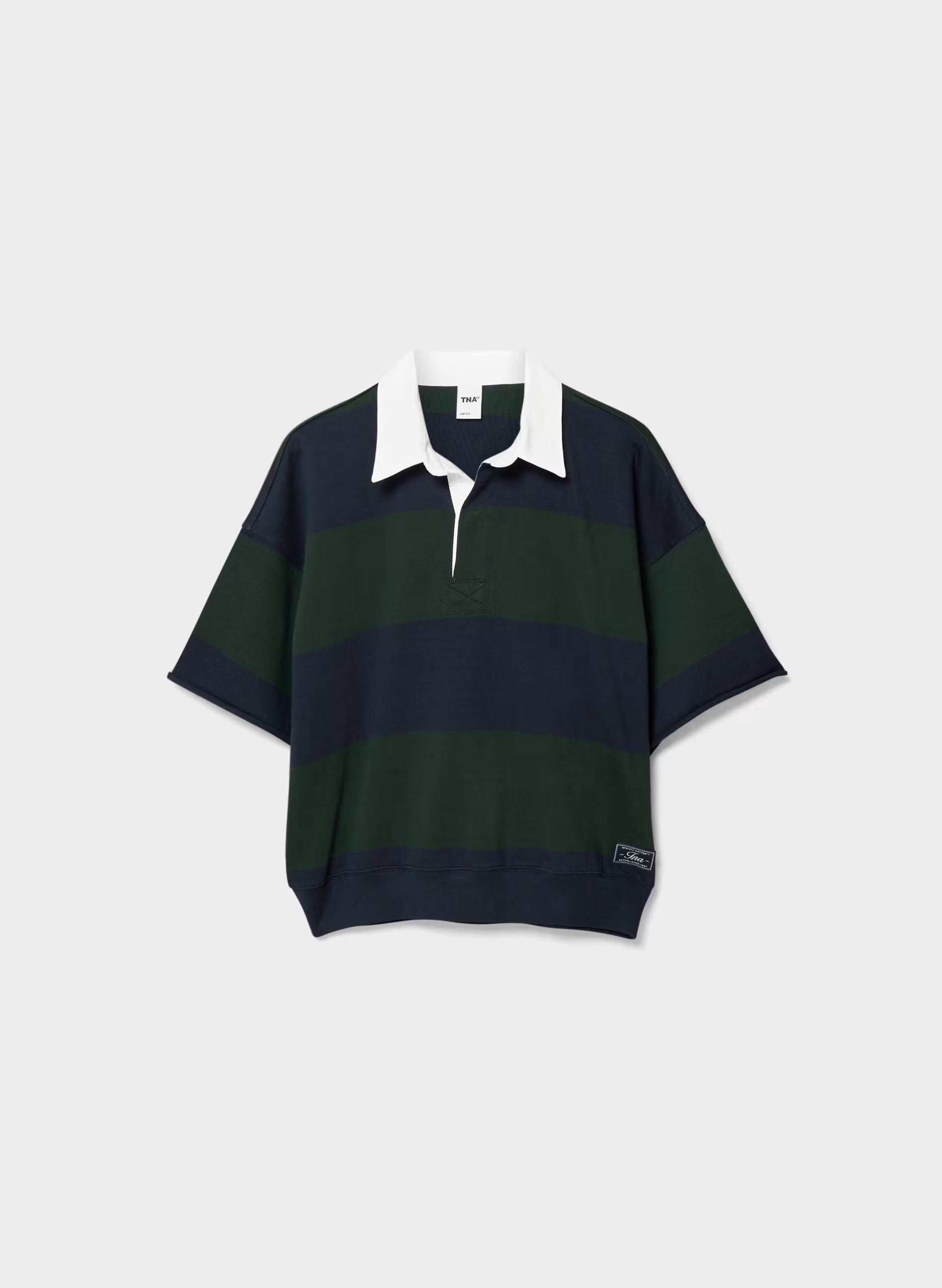 Mighty Cotton™ Lomu Shortsleeve Polo - FGTR GREEN/ADMRL NAVY