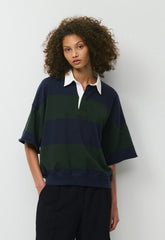 Mighty Cotton™ Lomu Shortsleeve Polo - FGTR GREEN/ADMRL NAVY